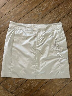 NWT Ralph Lauren Sport Silver Shine RLX Golf Skirt Skort Size 4